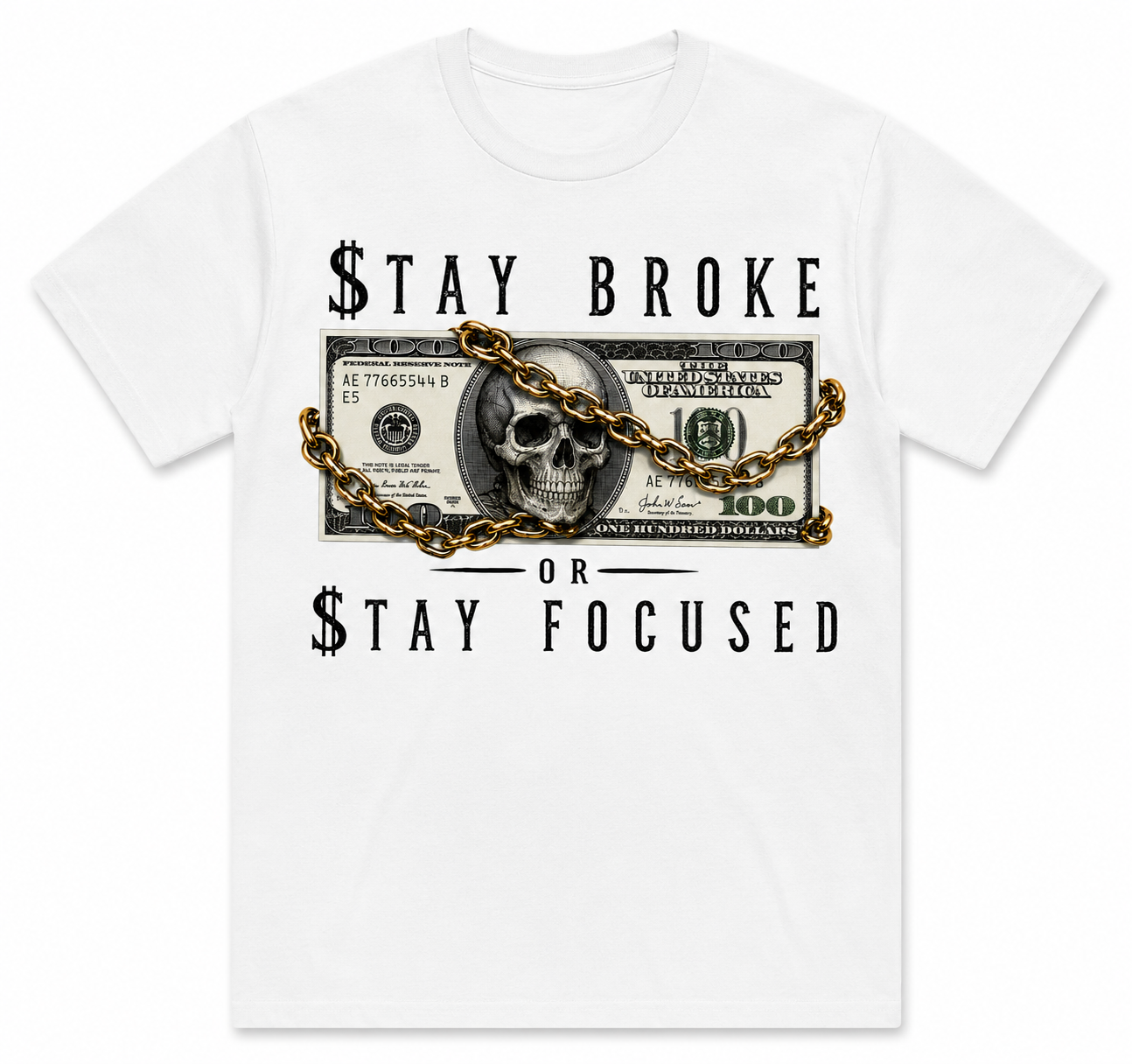 Stay Broke or Stay Focused Tee