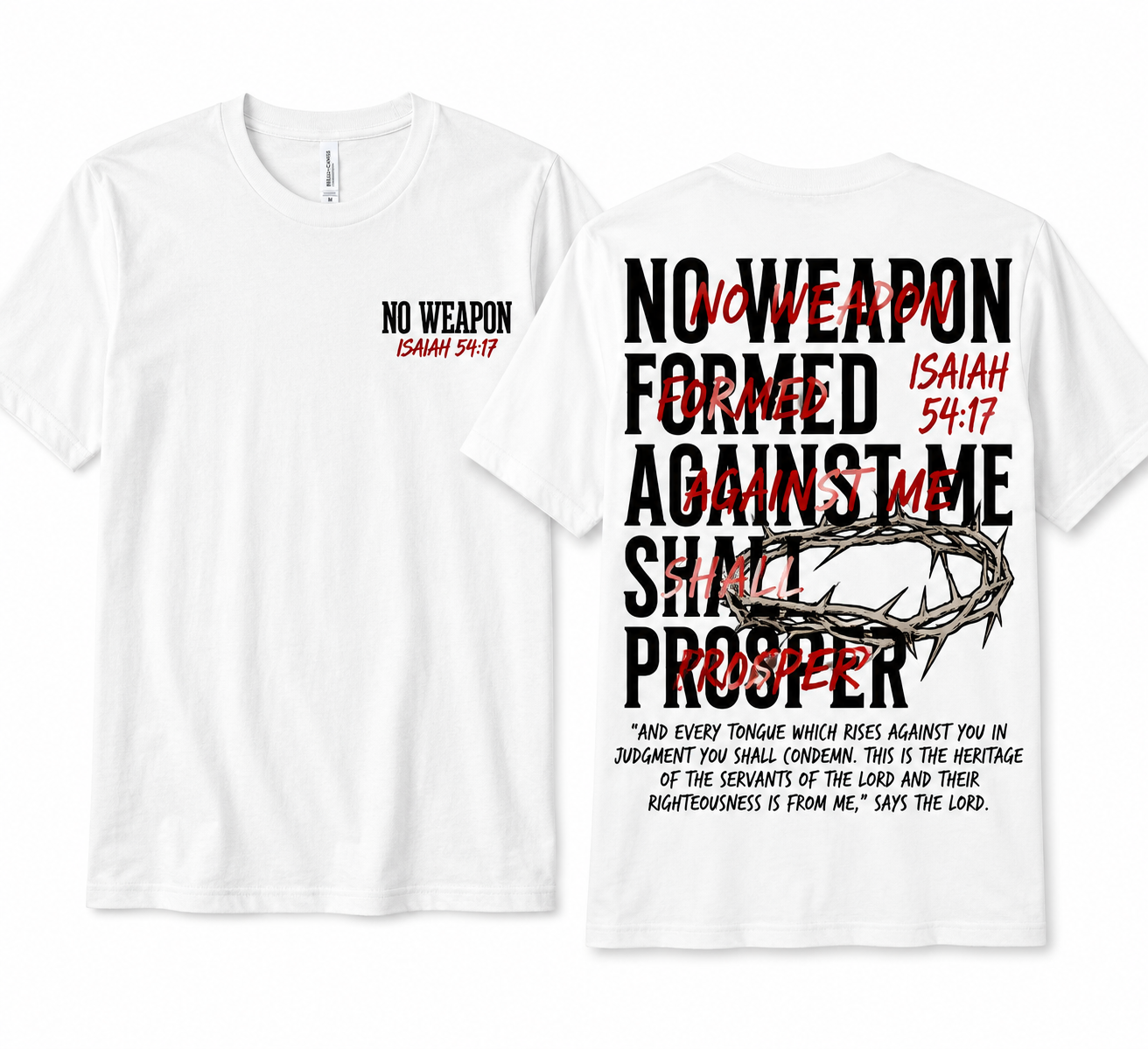 No Weapon Formed Tee
